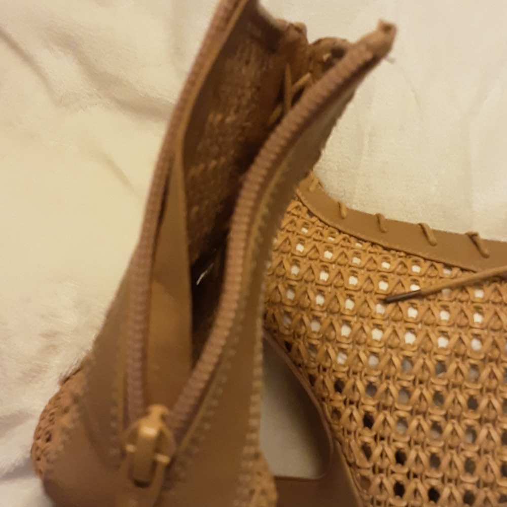 Cato weave open toe ankle bootie - Picture 4 of 7